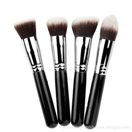 4pcs Copper Ferrule Makeup Brush Set